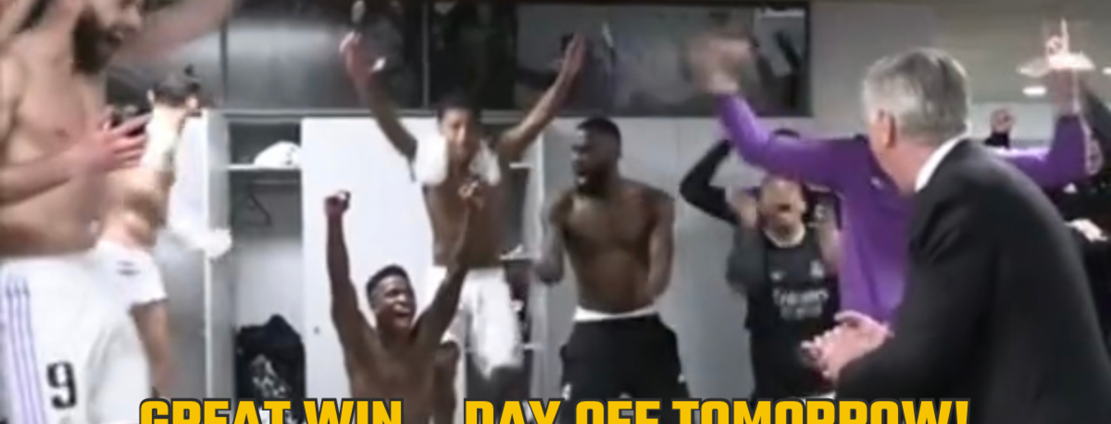 Real Madrid day off video