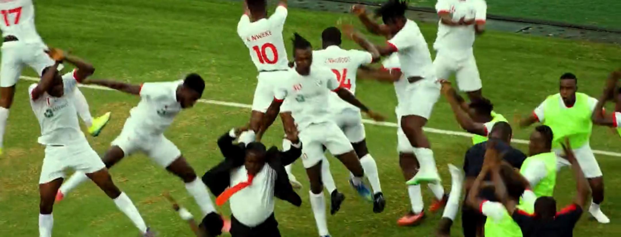 Enuru Rangers celebrate with "Siuuu"