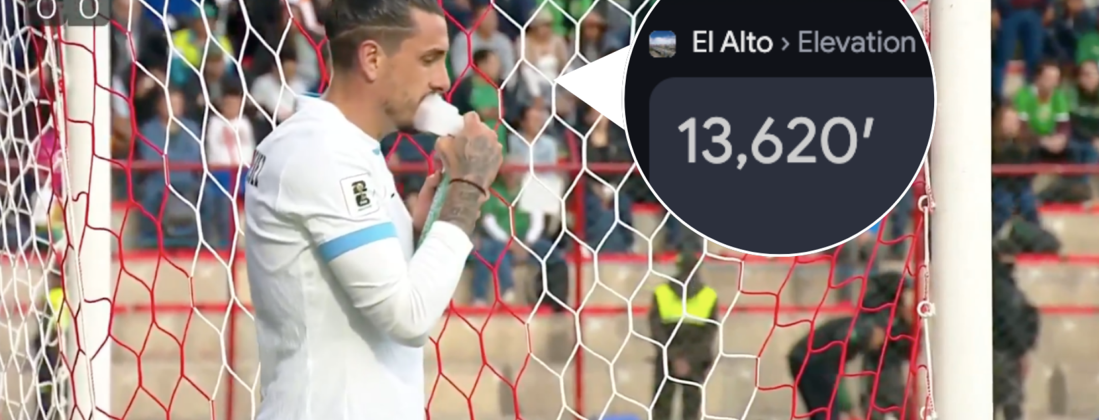 Oxygen tank used by Uruguay's Giménez against Bolivia in 2026 World Cup qualifiers