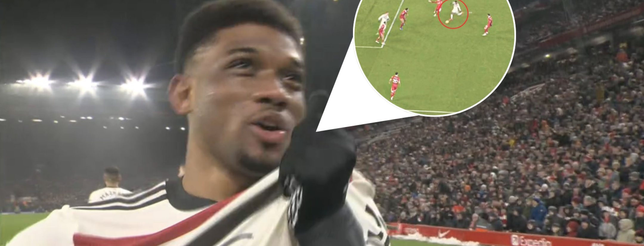 Amad Diallo goal vs. Liverpool