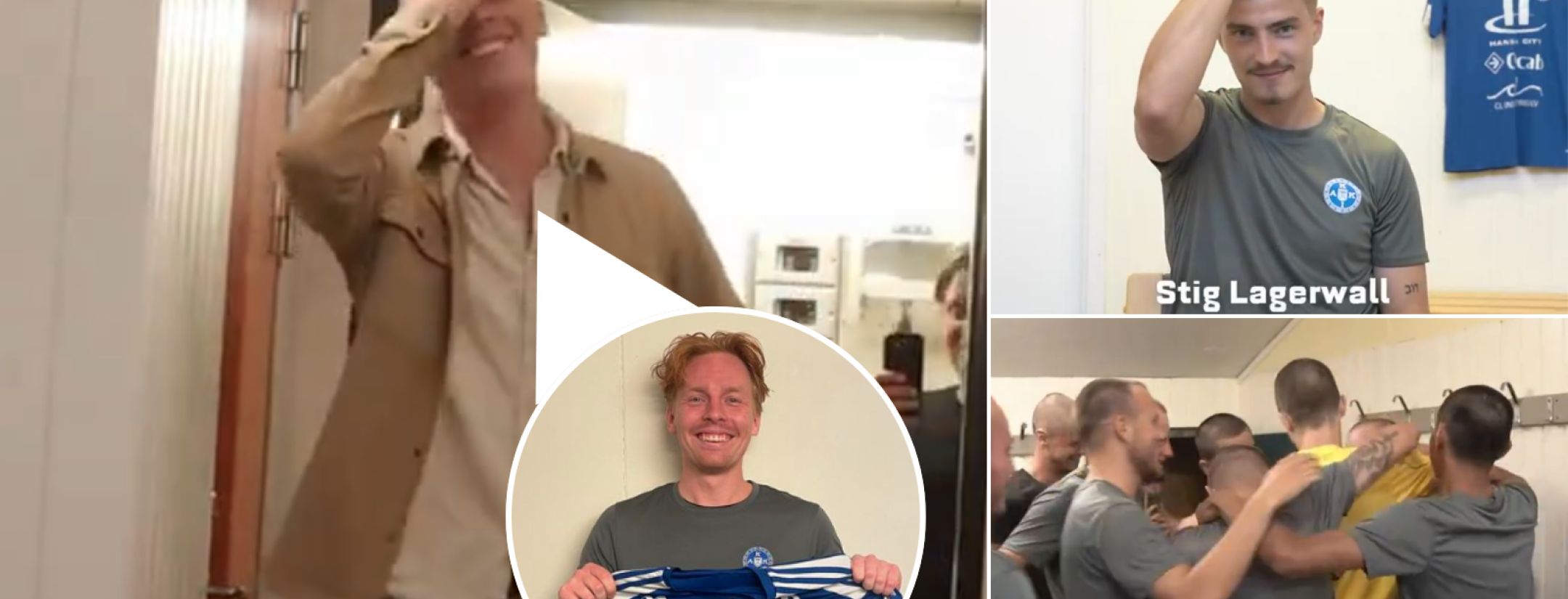 Swedish club Kalmar AIK shave heads for club captain