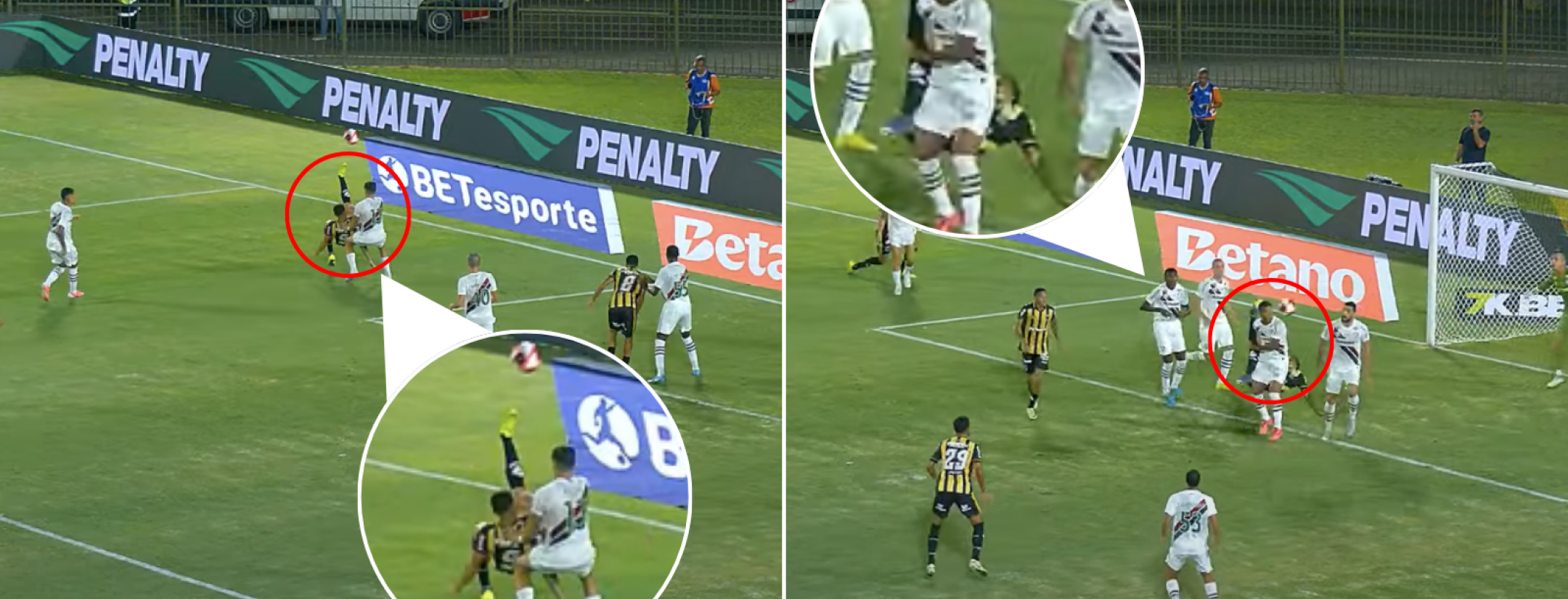 Double bicycle kick goal in Brazil