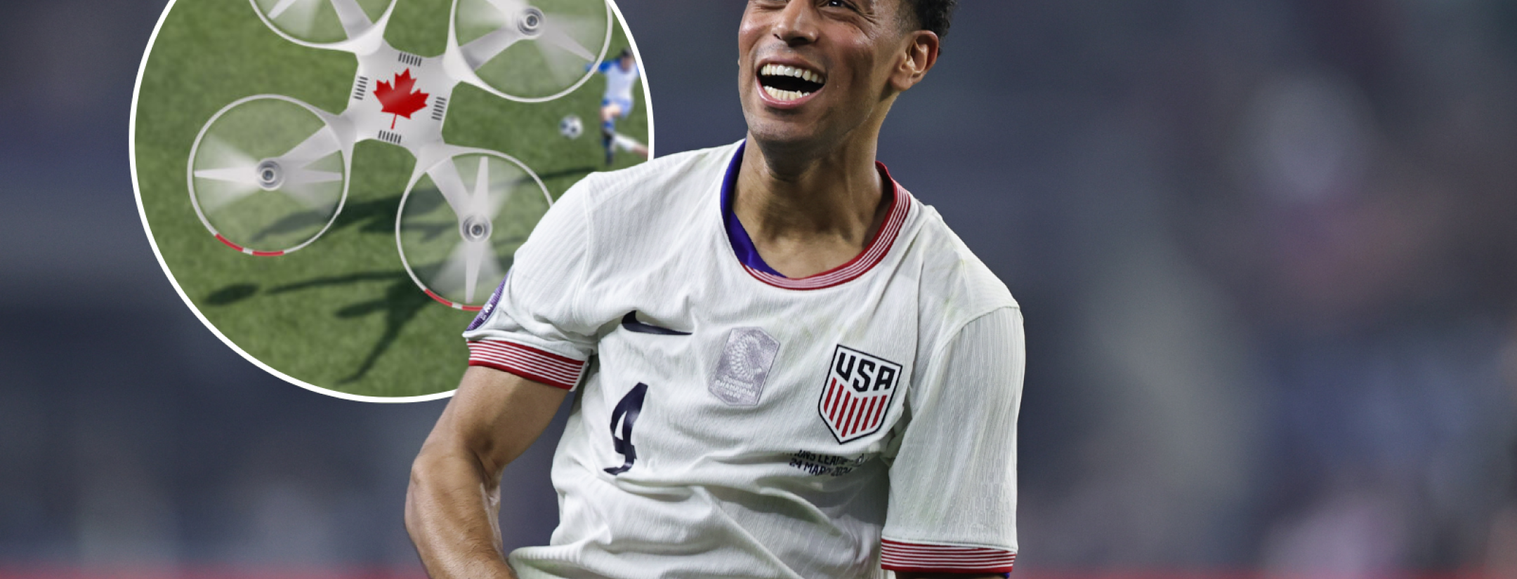 Tyler Adams reaction to Canada drone spying scandal