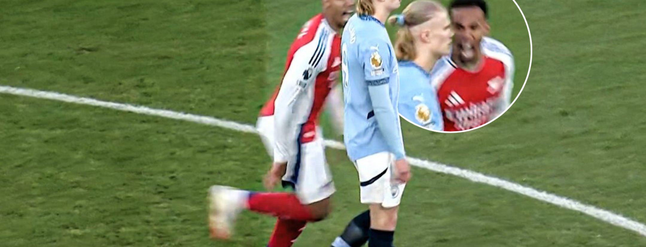 Gabriel Magalhães Erling Haaland goal