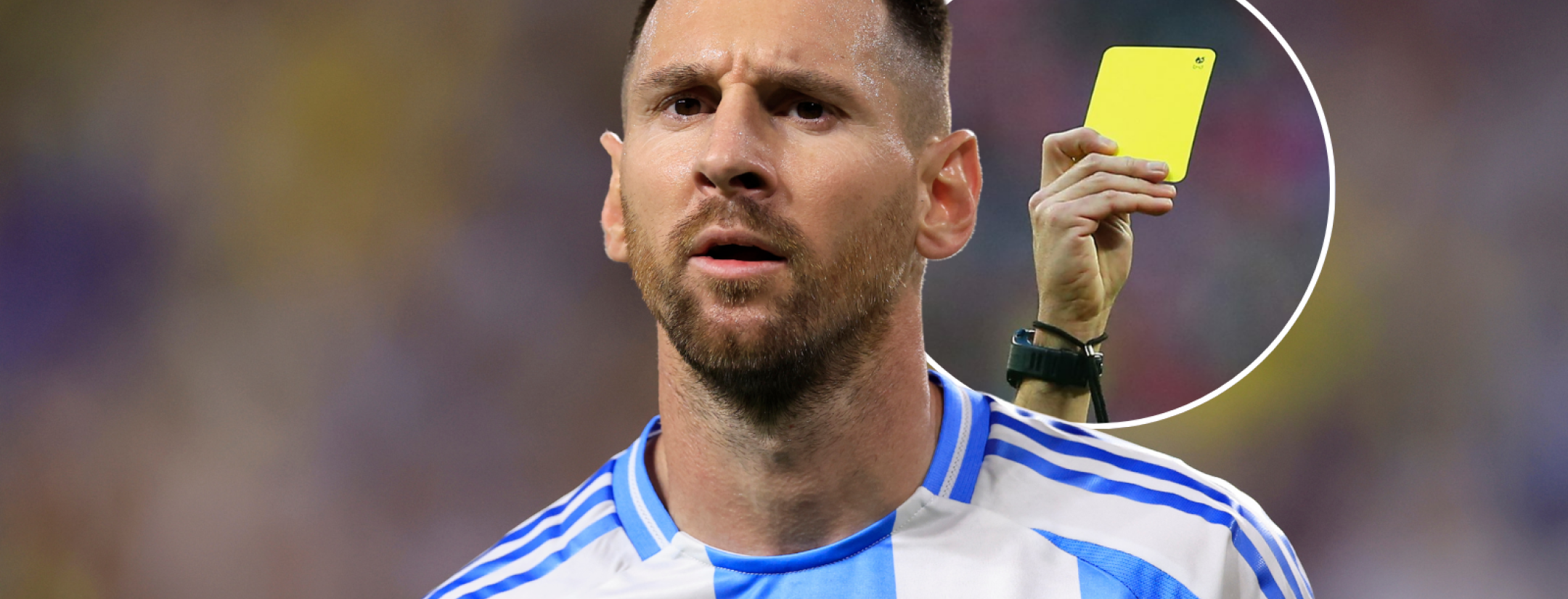 Lionel Messi not given yellow card in return of match-worn jersey