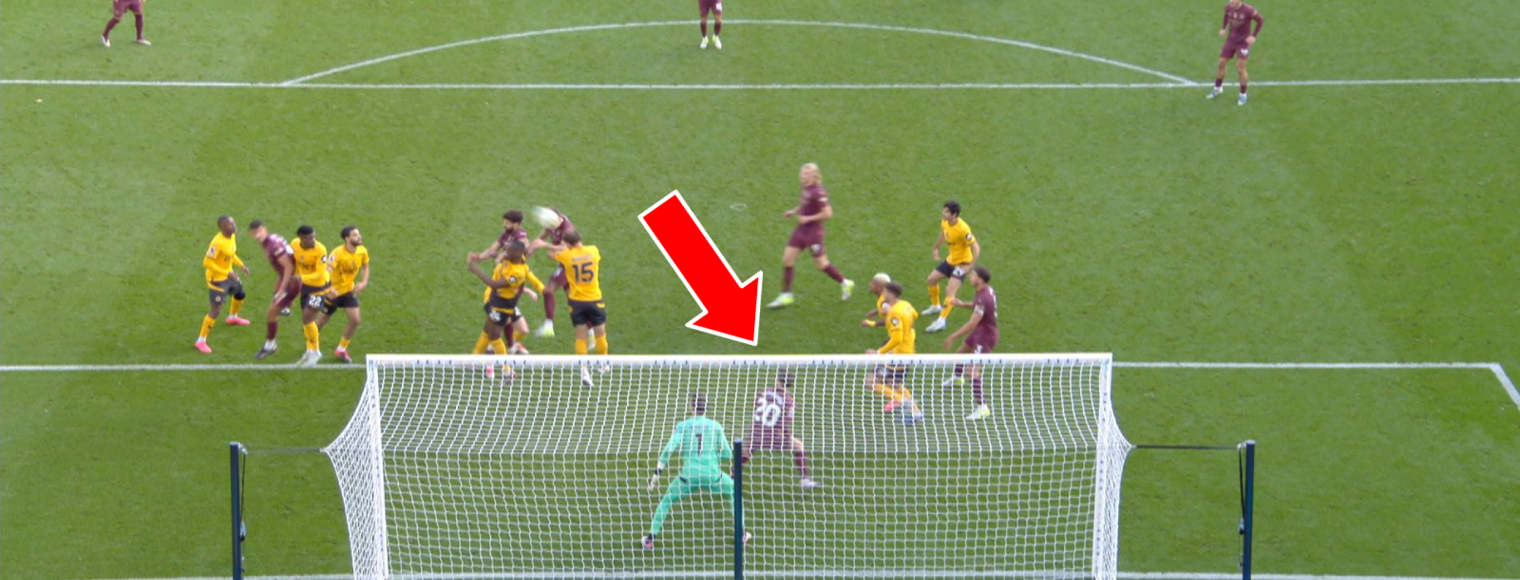 John Stones Wolves goal