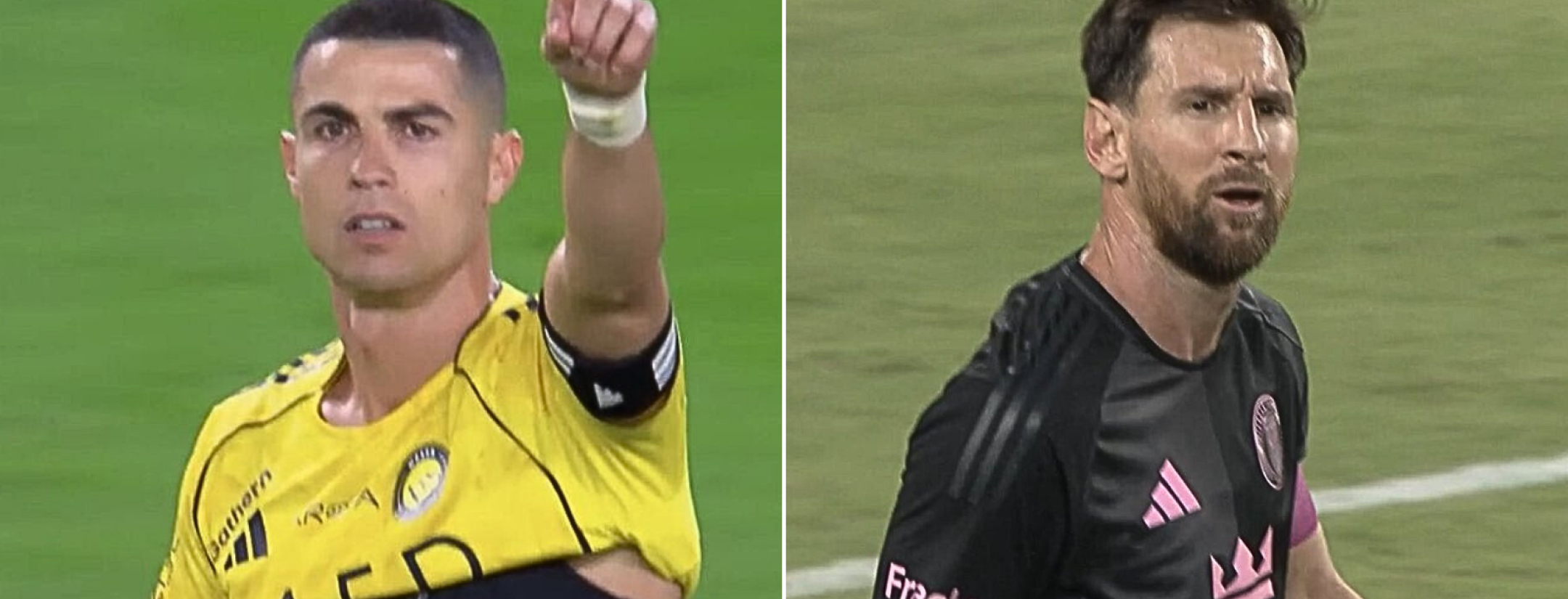 Cristiano Ronaldo Lionel Messi goals on the same day