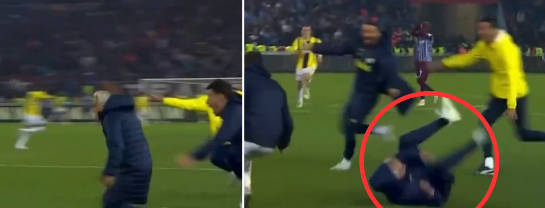 Jose Mourinho knee slide vs. Trabzonspor