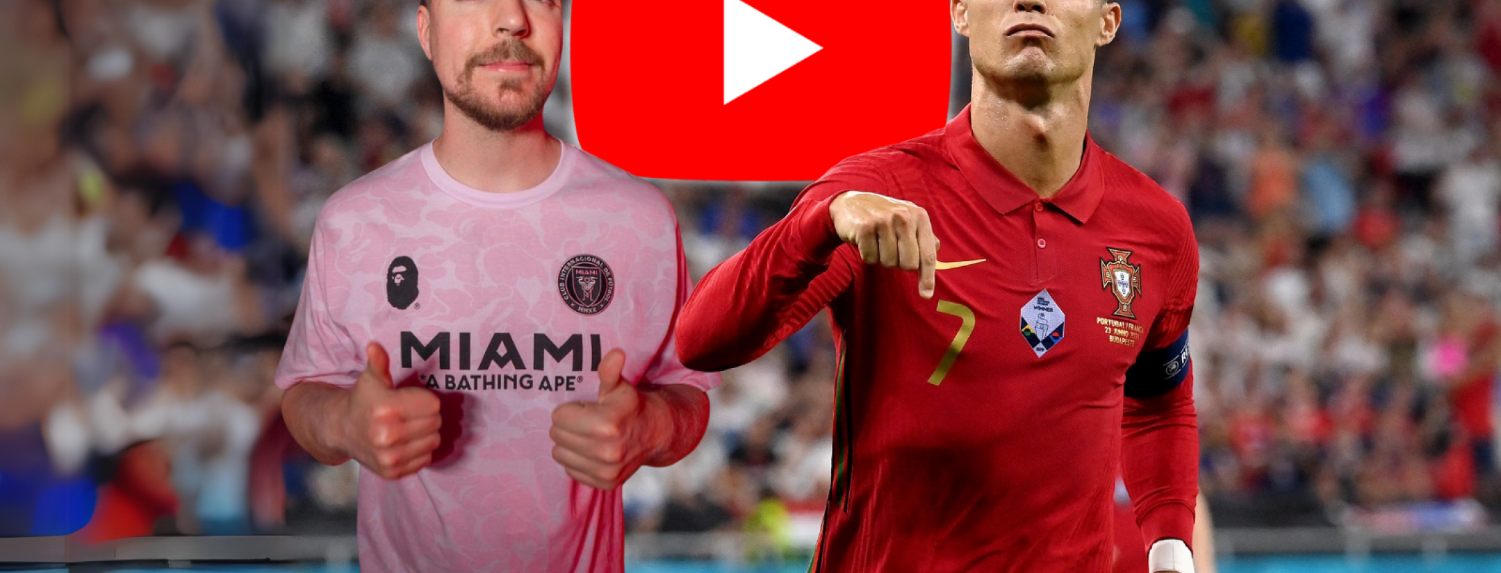 Cristiano Ronaldo MrBeast collaboration