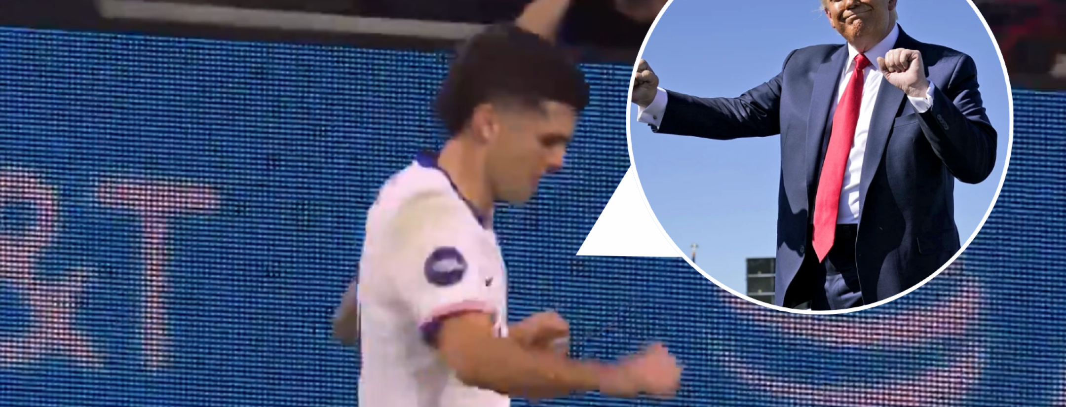 Christian Pulisic Trump celebration