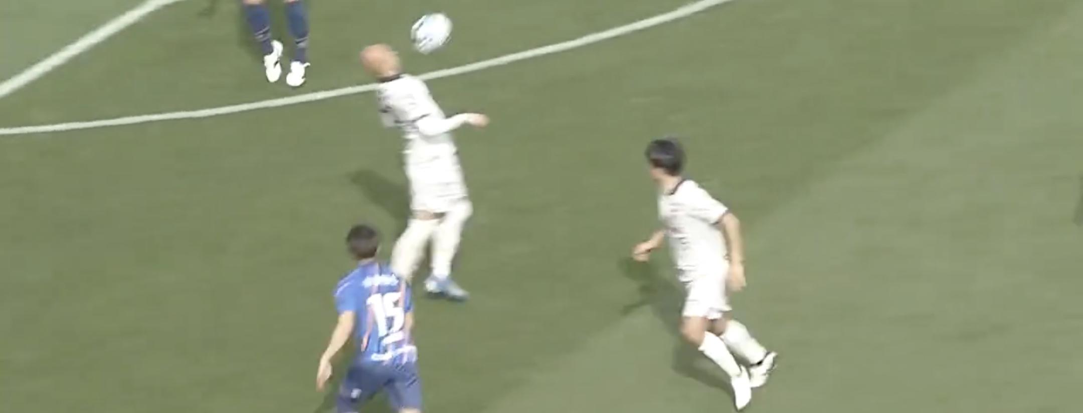 Akira Silvano Disaro goal for S-Pulse