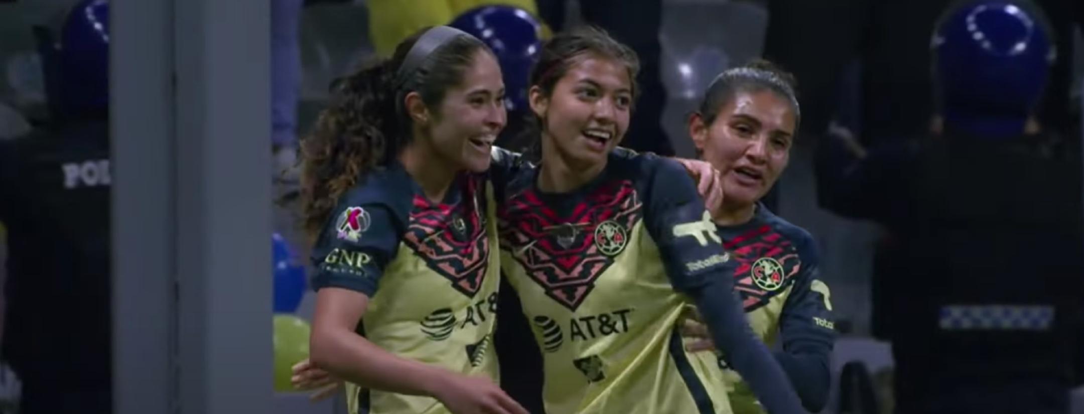 América Corta Invicto de Tigres Femenil