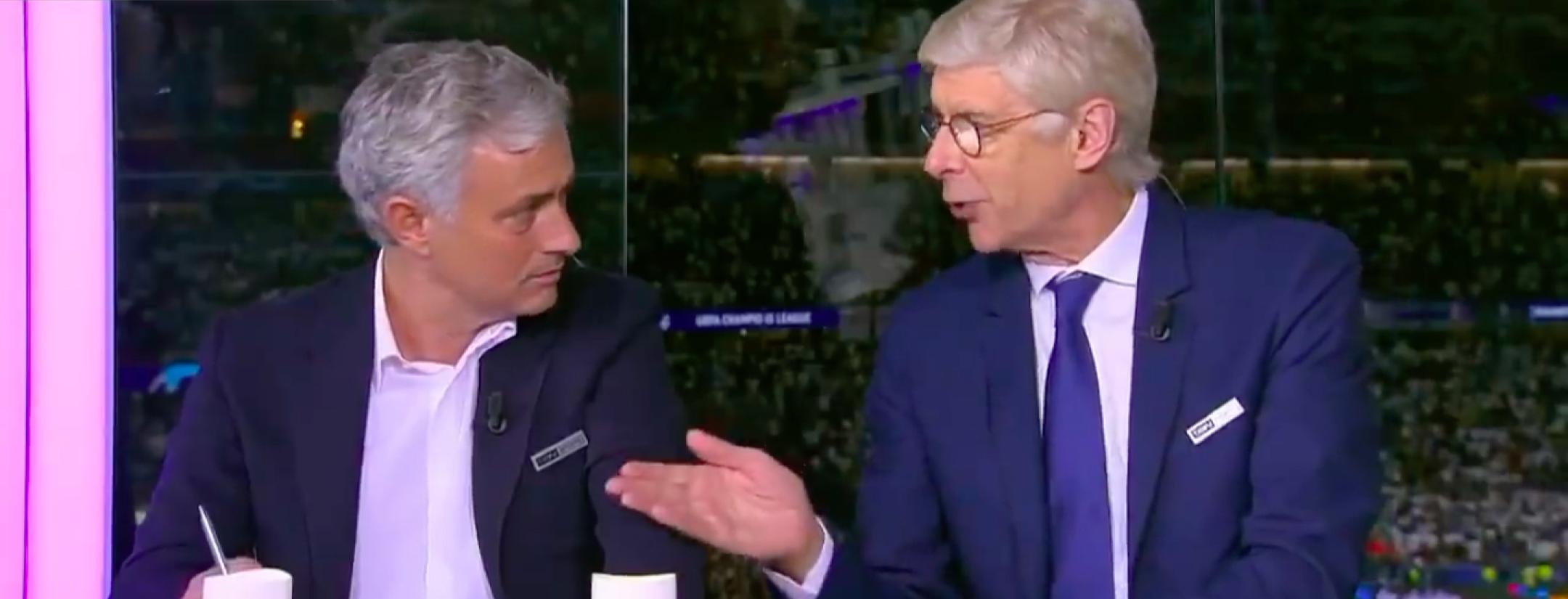 Arsene Wenger and Jose Mourinho punditry