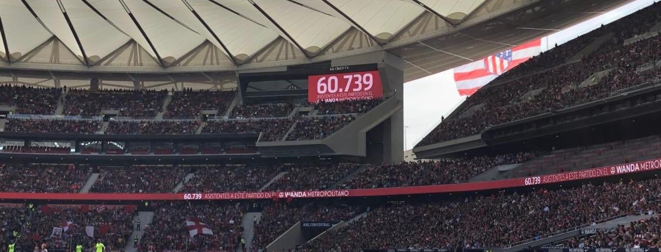 Barcelona vs Atletico Madrid women's attendance