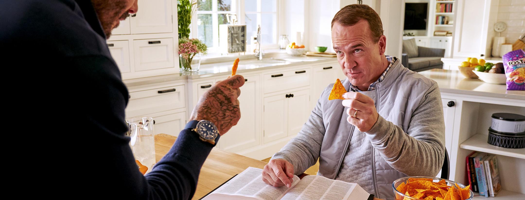 Peyton Manning vs David Beckham commercial Lays