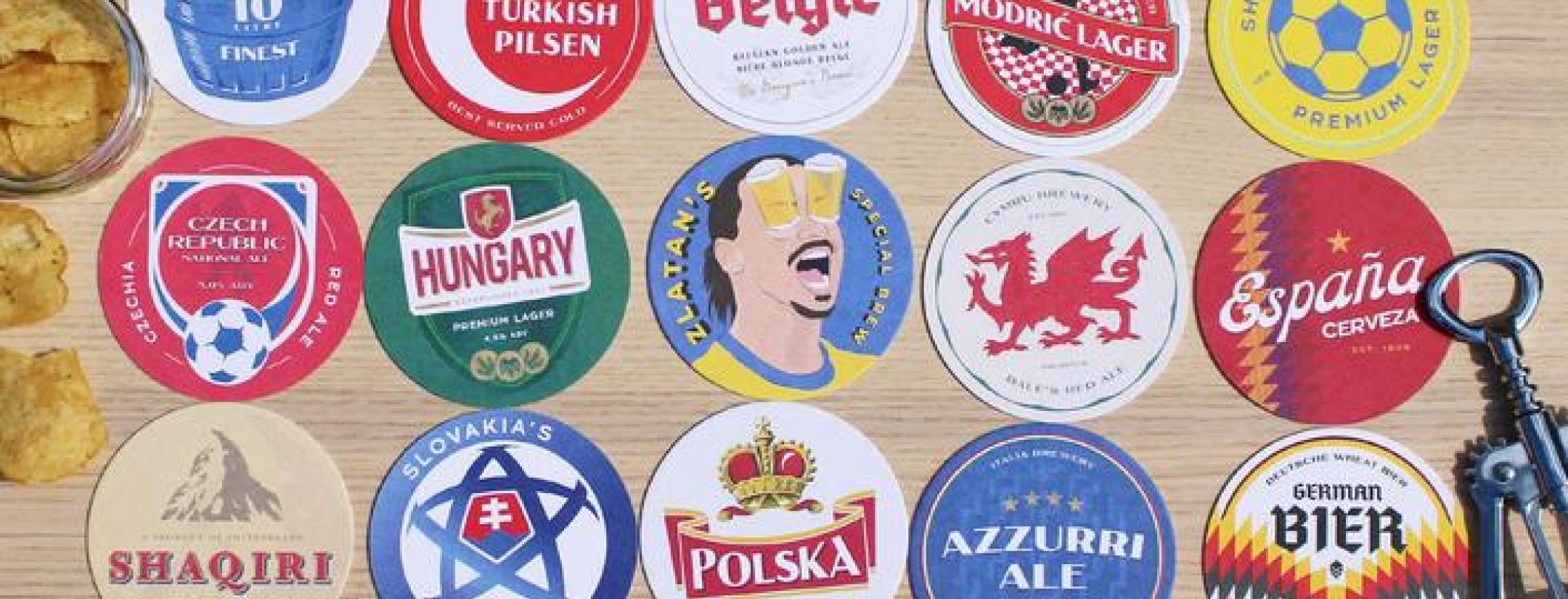 Boot and Ball beer mats