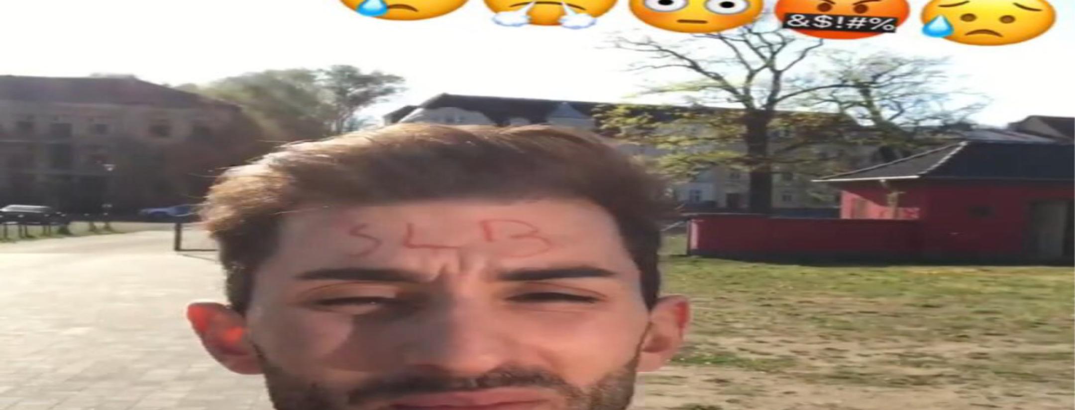 Benfica fans in wrong Frankfurt