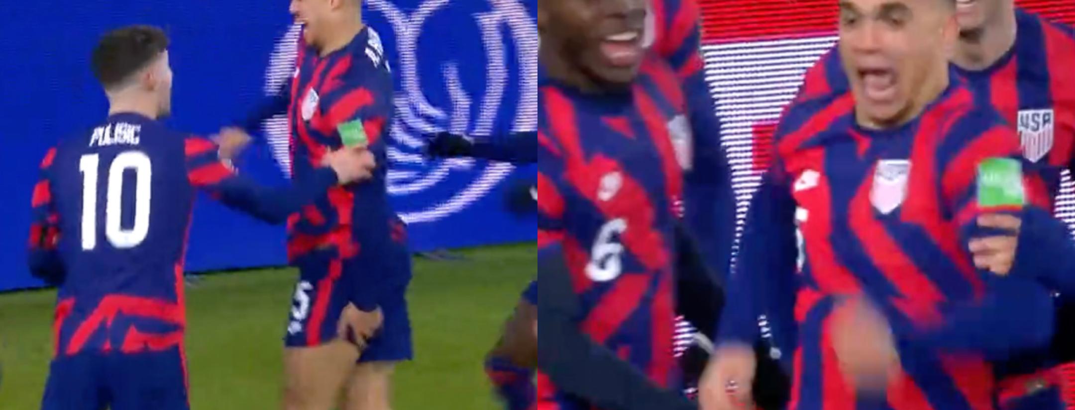 Antonee Robinson celebration