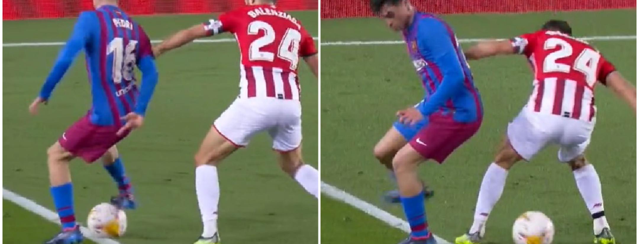 Pedri skill vs Athletic