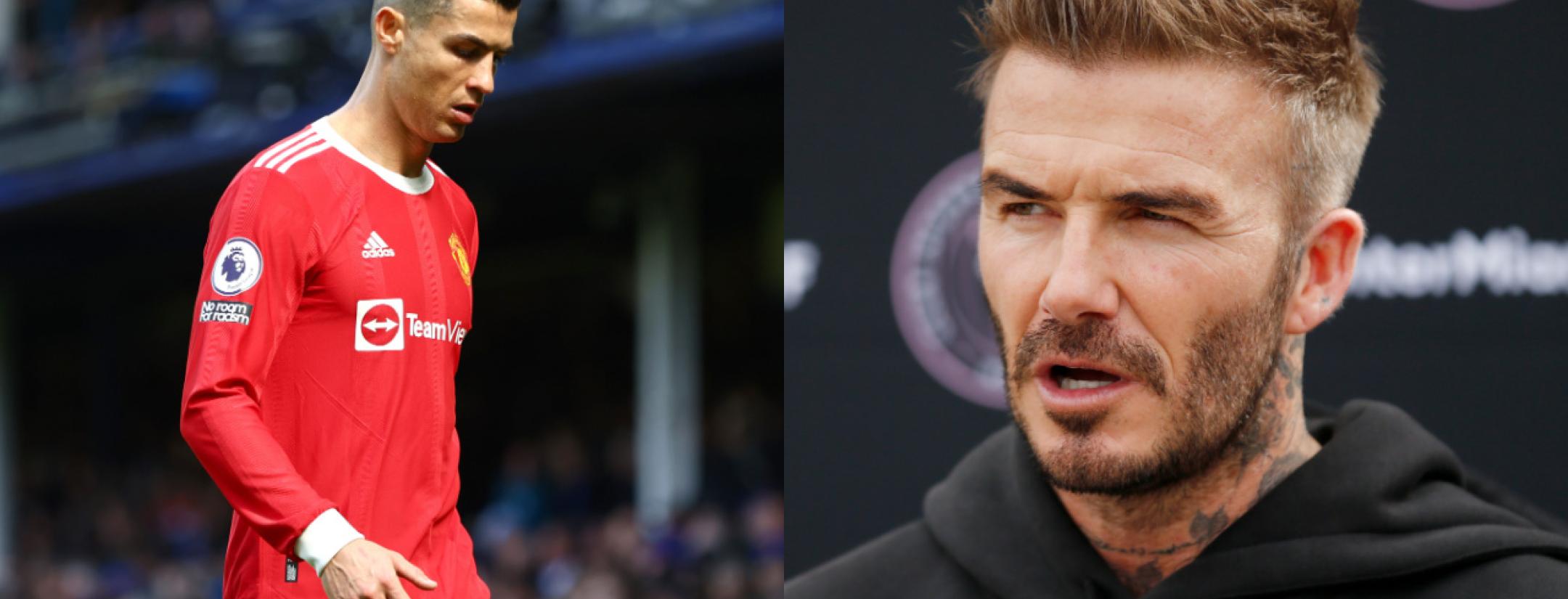 Cristiano Ronaldo and David Beckham