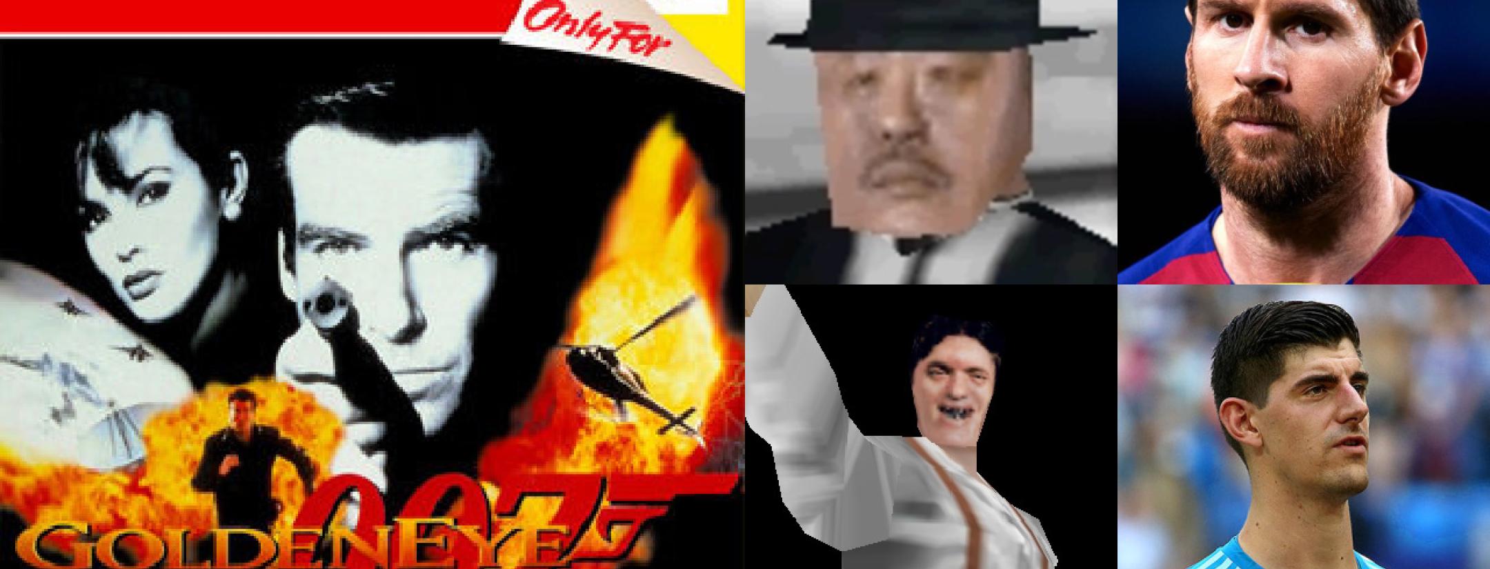 N64 GoldenEye 007 characters as footballers