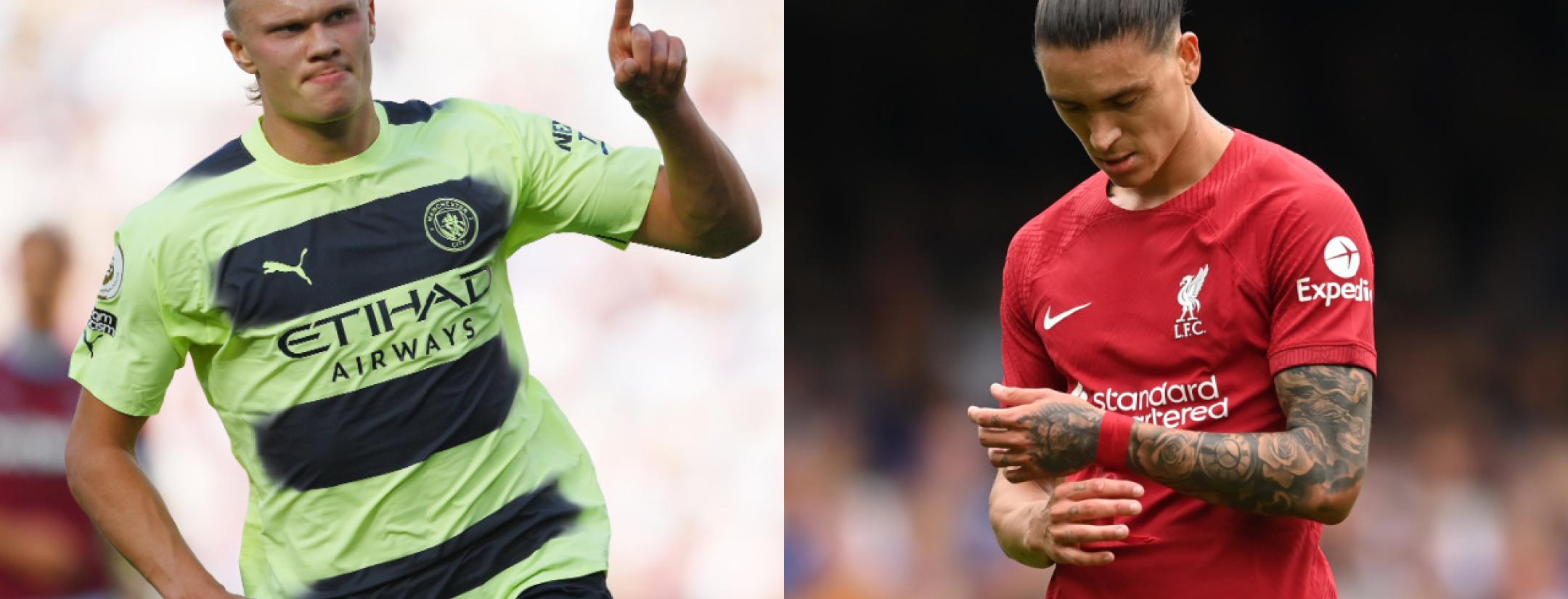 Darwin Nunez vs Haaland