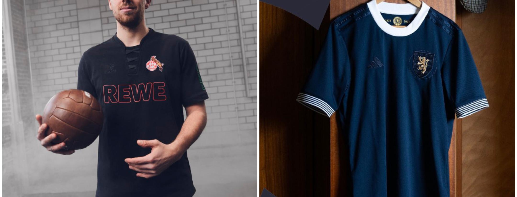 FC Koln and Scotland anniversary kits