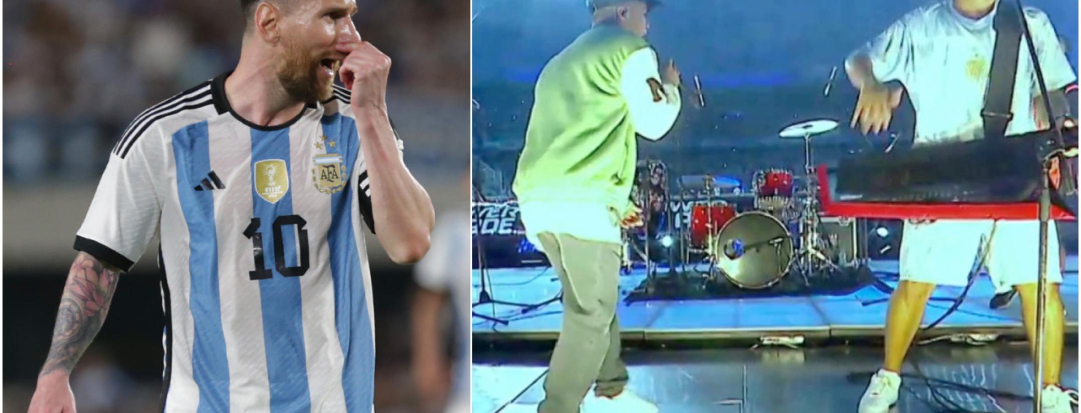 Argentina halftime band La T y la M