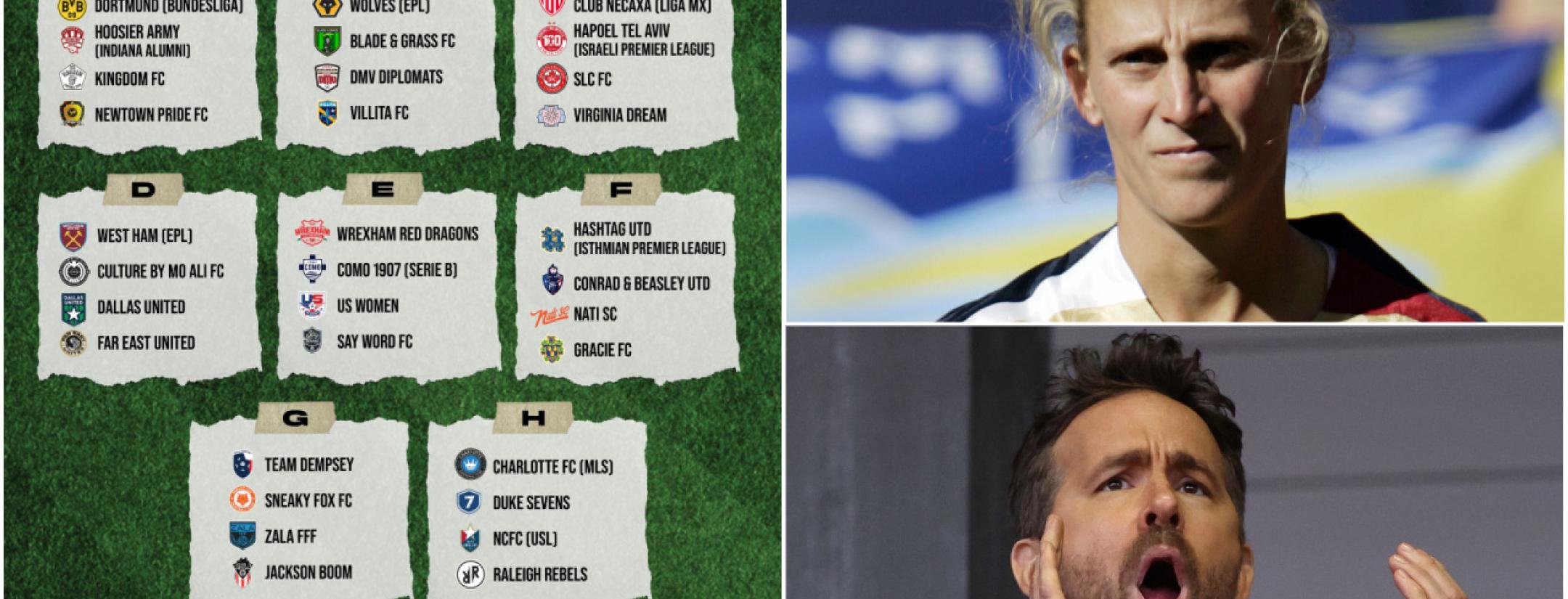 The Soccer Tournament teams sorted after group stage draw