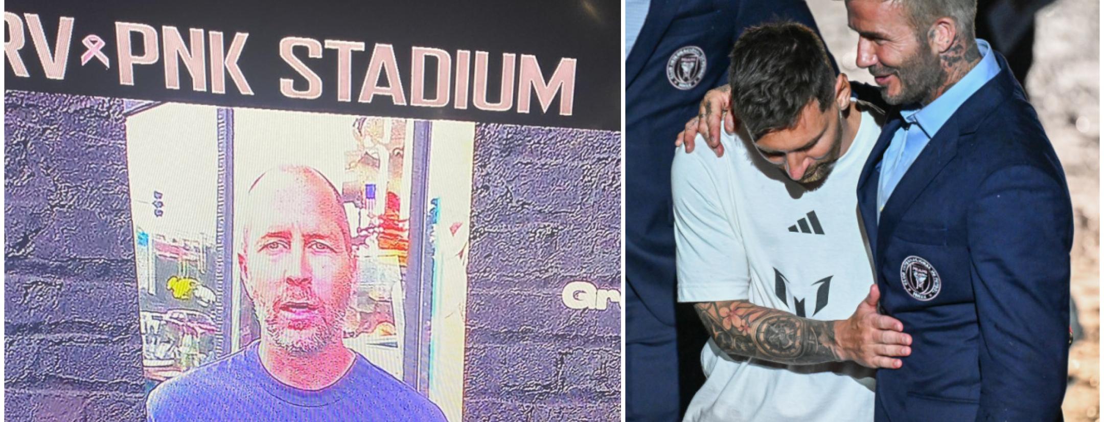 What is he doing here?