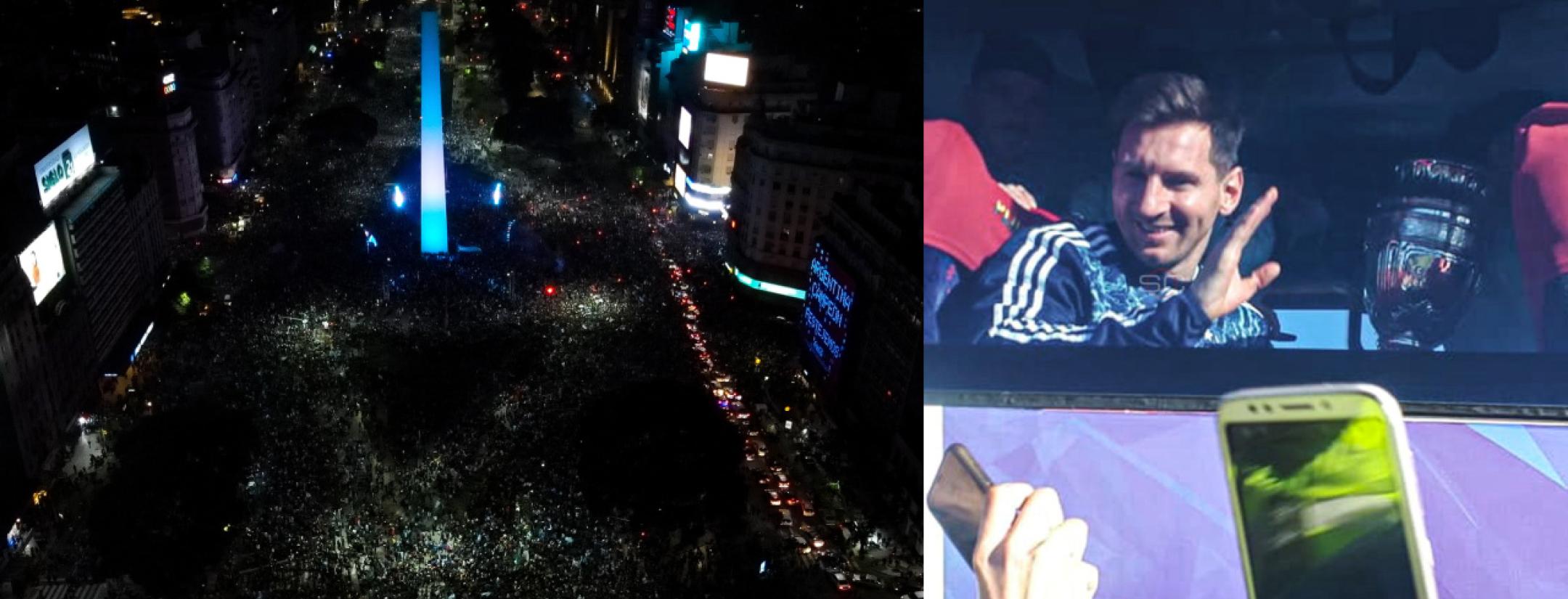 Argentina celebrates Copa America 2021 win