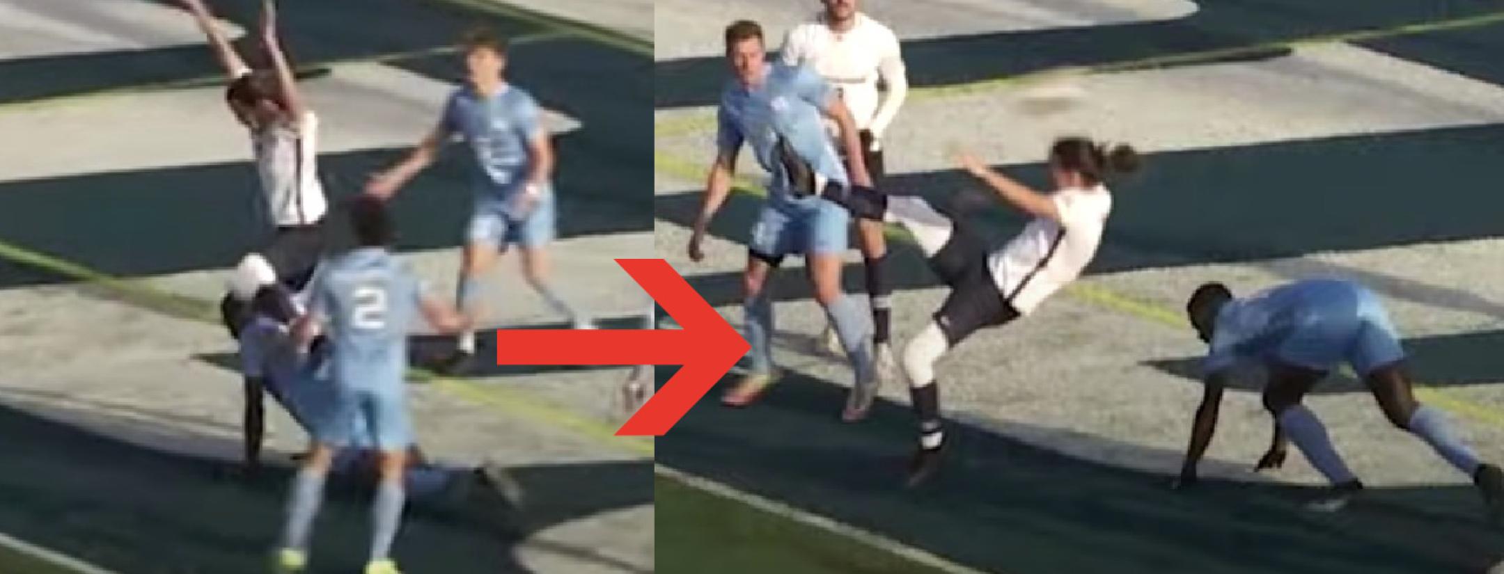 Bridger Hansen bicycle kick