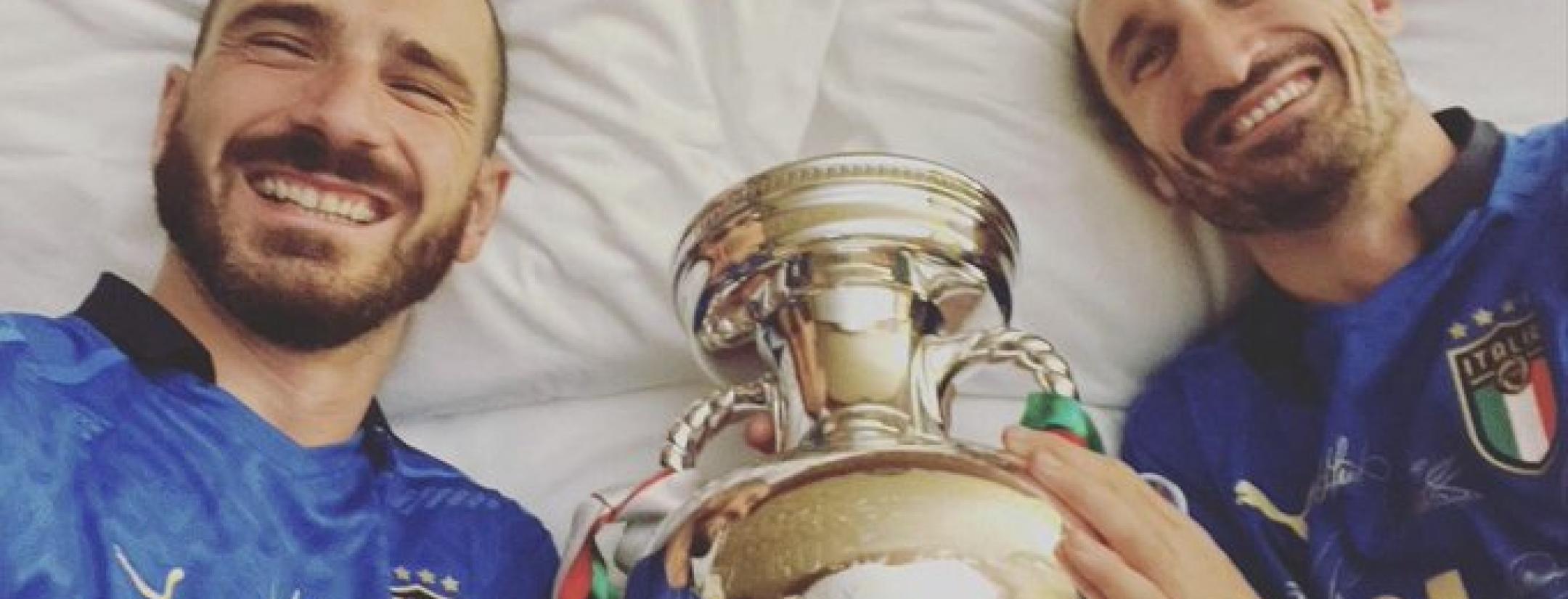 Leonardo Bonucci and Giorgio Chiellini