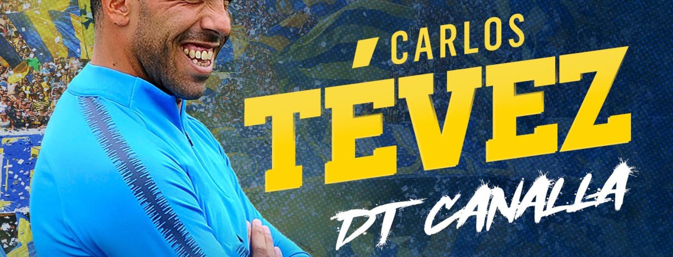 Carlos Tevez, new coach Rosario Central