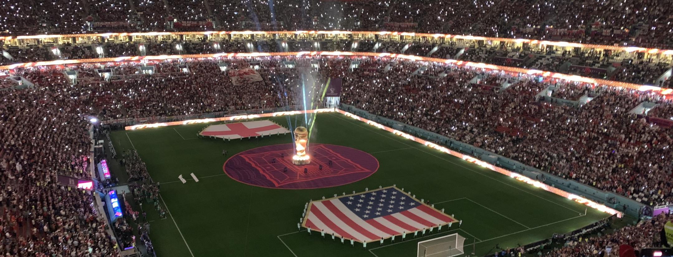 Fan's perspective at USA vs England