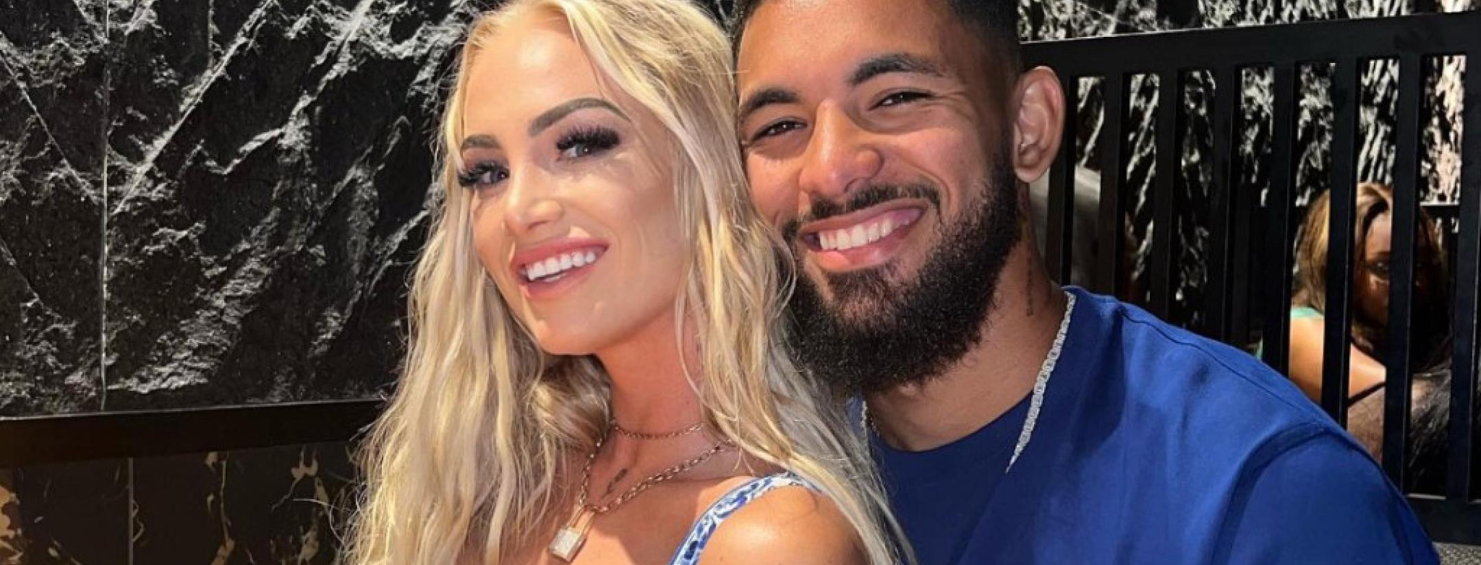 Douglas Luiz and Alisha Lehmann