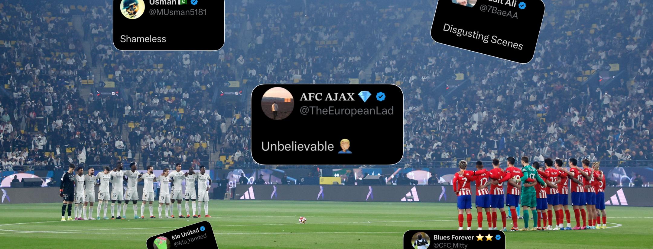 Social media reaction to Franz Beckenbauer moment of silence