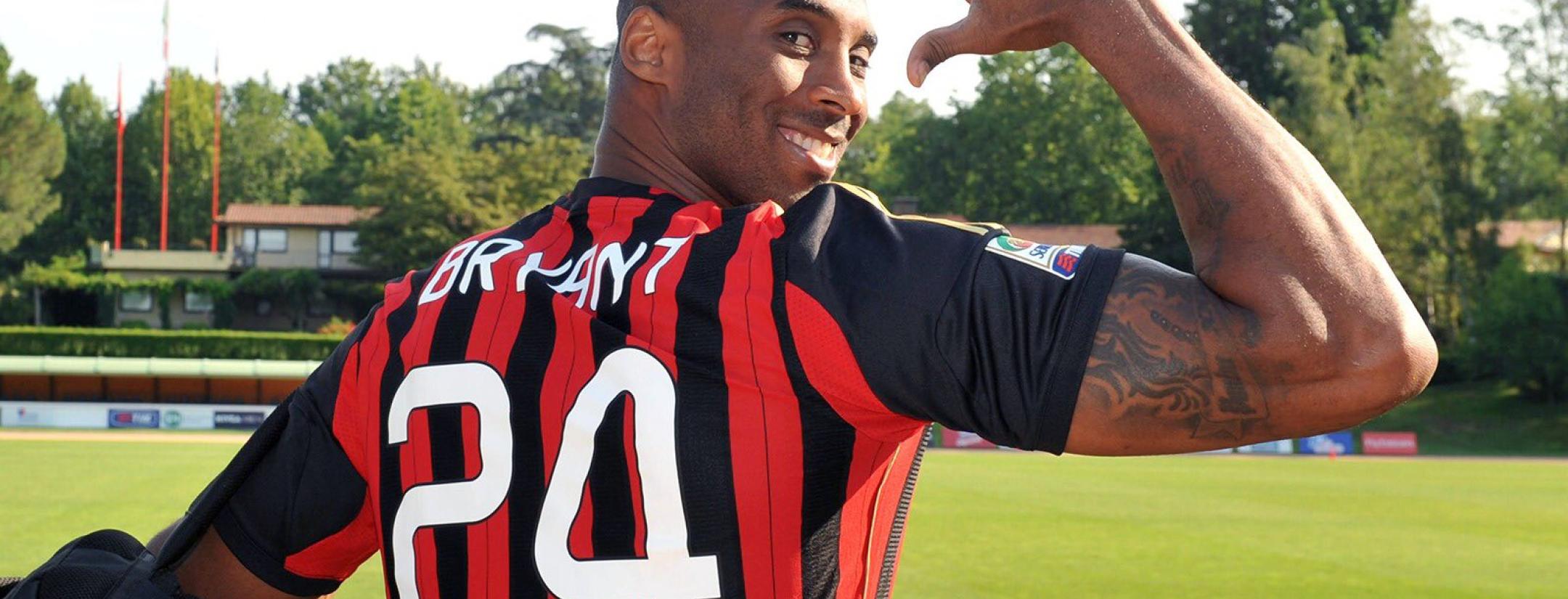 Kobe Bryant AC Milan tribute