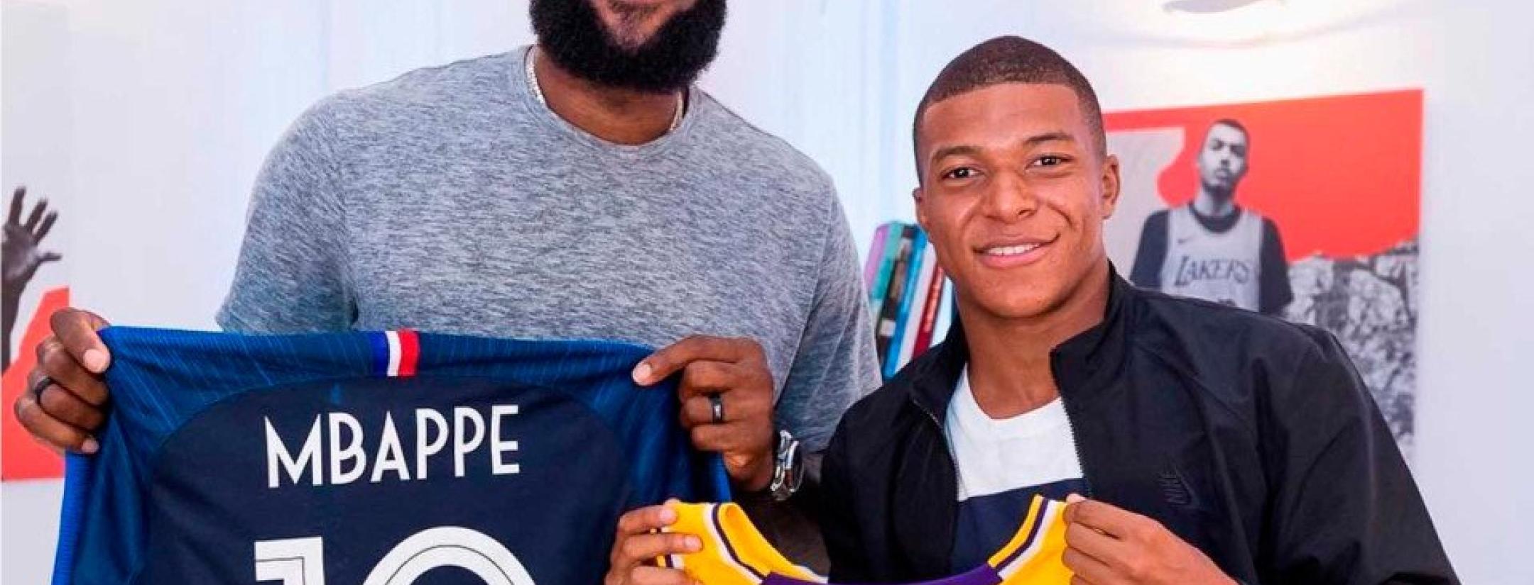 lebron james kylian mbappe