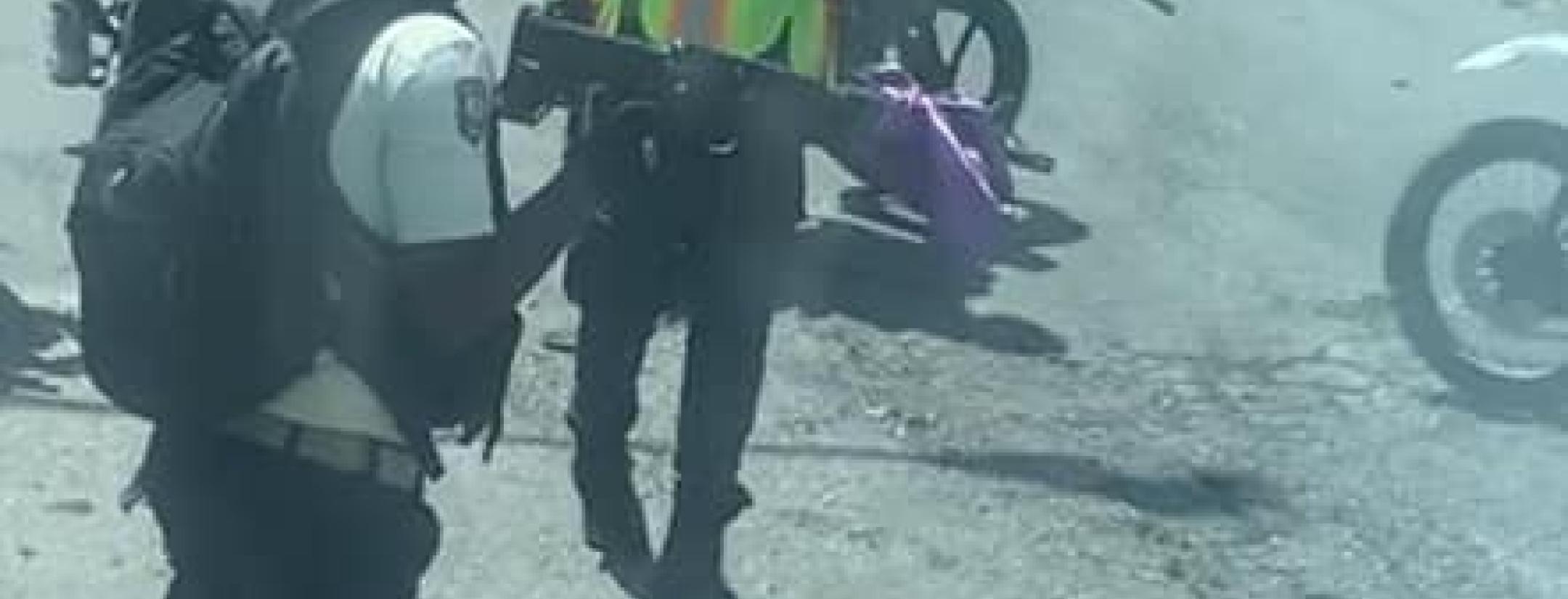 Belize team bus stopped