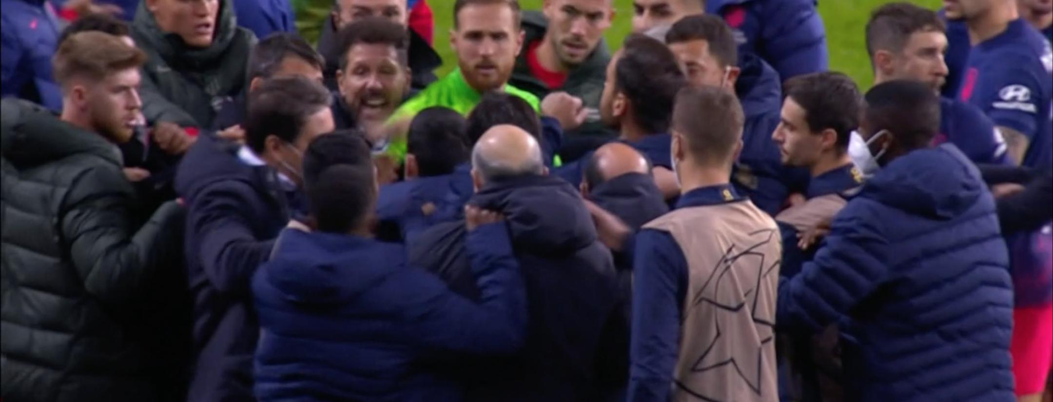 Atletico vs Porto red cards