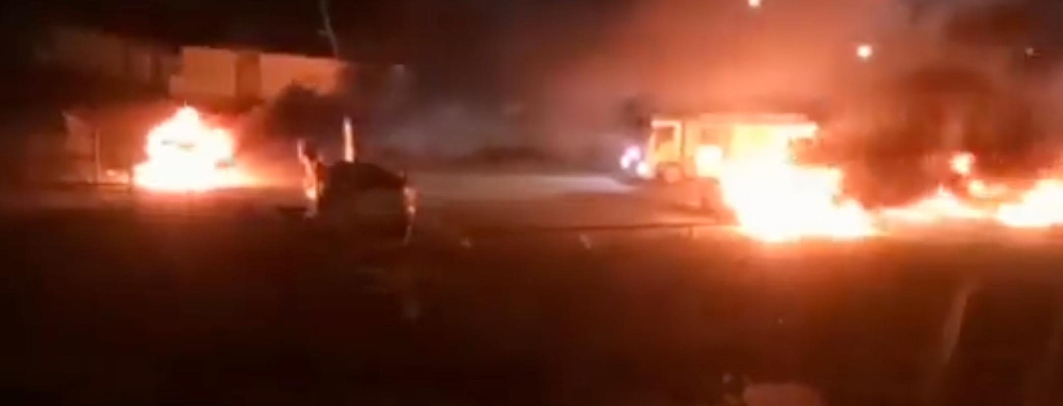 Fans burn players cars in Argentina