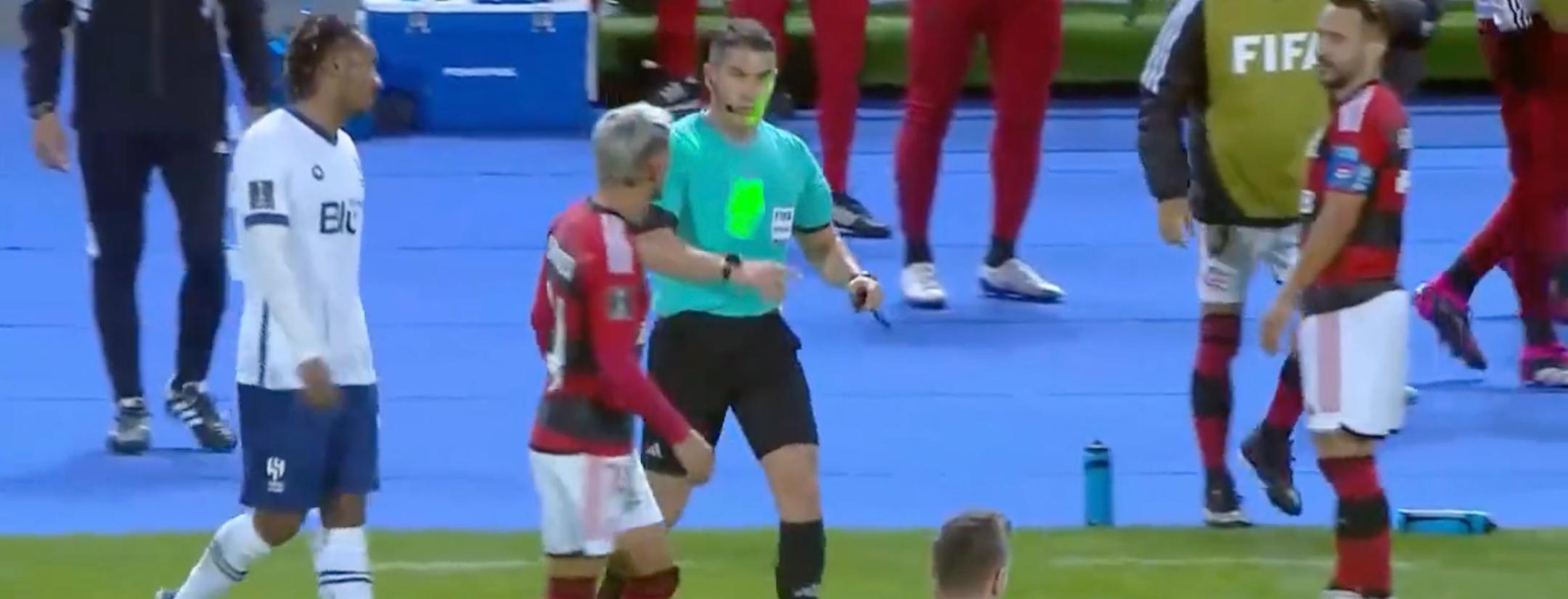 Ref explains VAR decision to crowd
