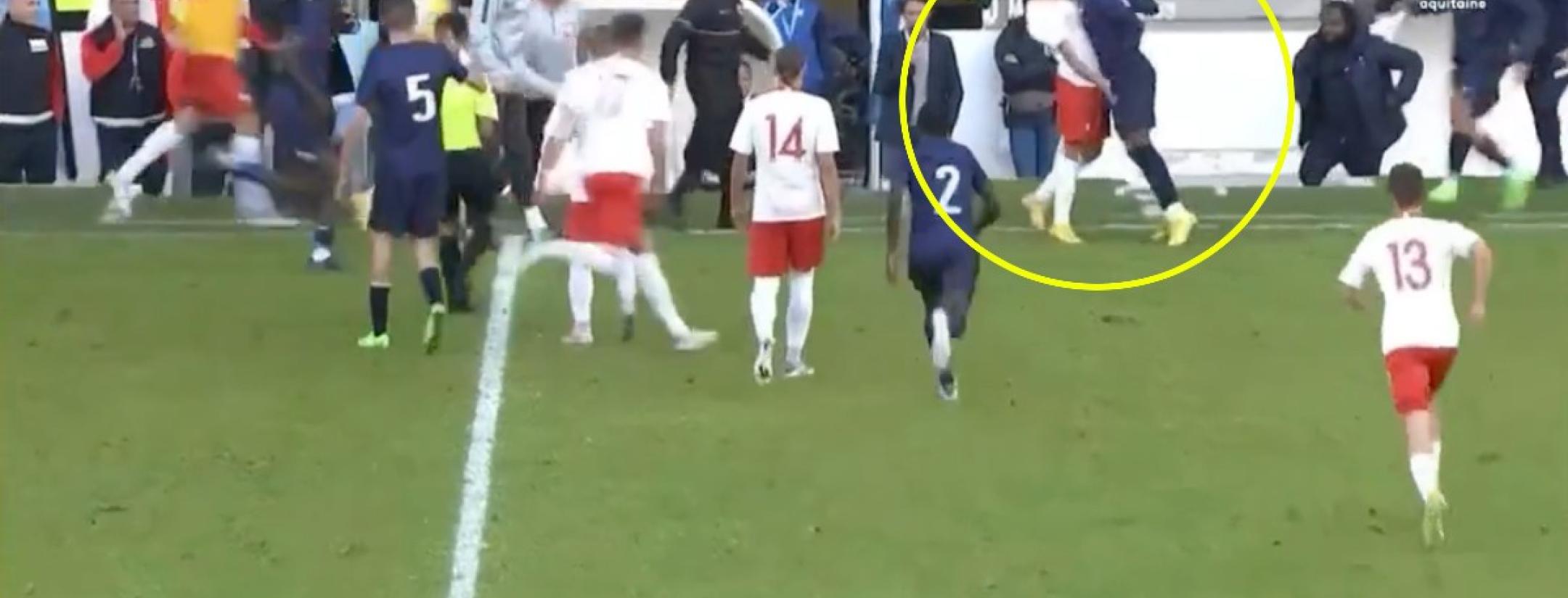 France four red cards vs Poland