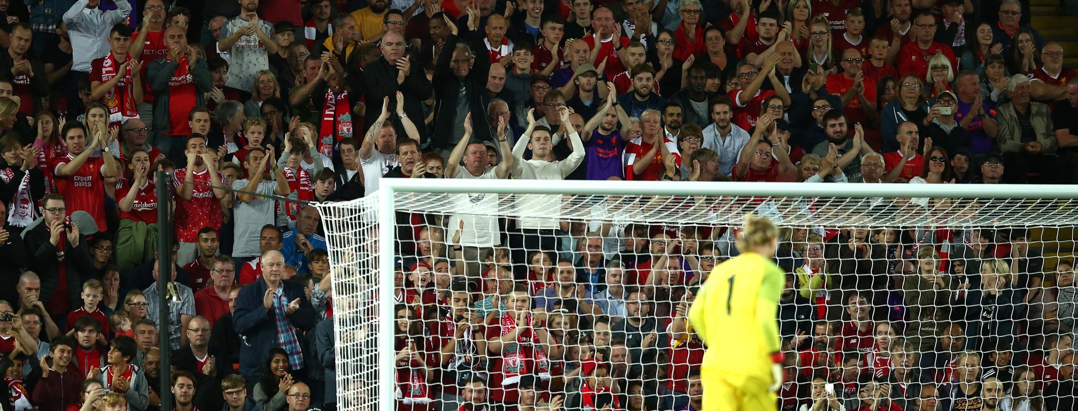 Loris Karius Anfield ovation