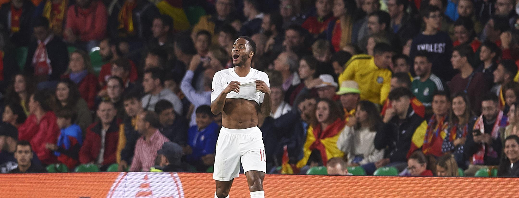 Raheem Sterling goals vs Spain