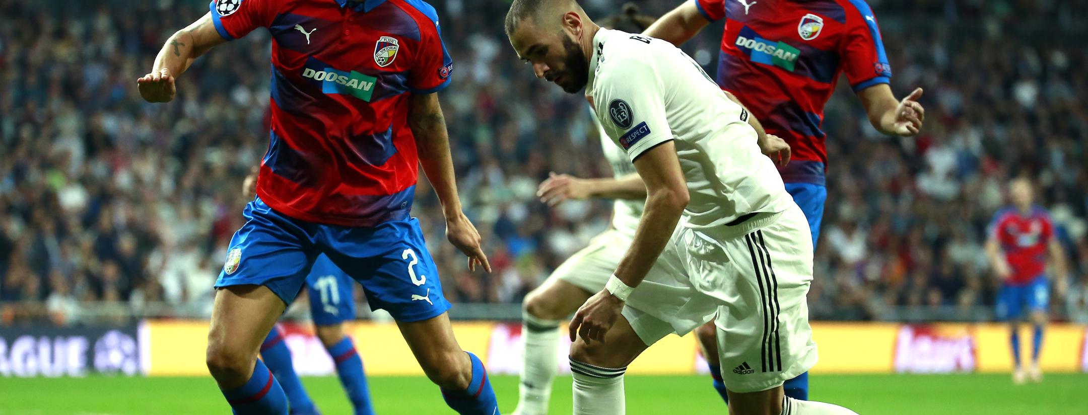 Karim Benzema goal vs Plzen