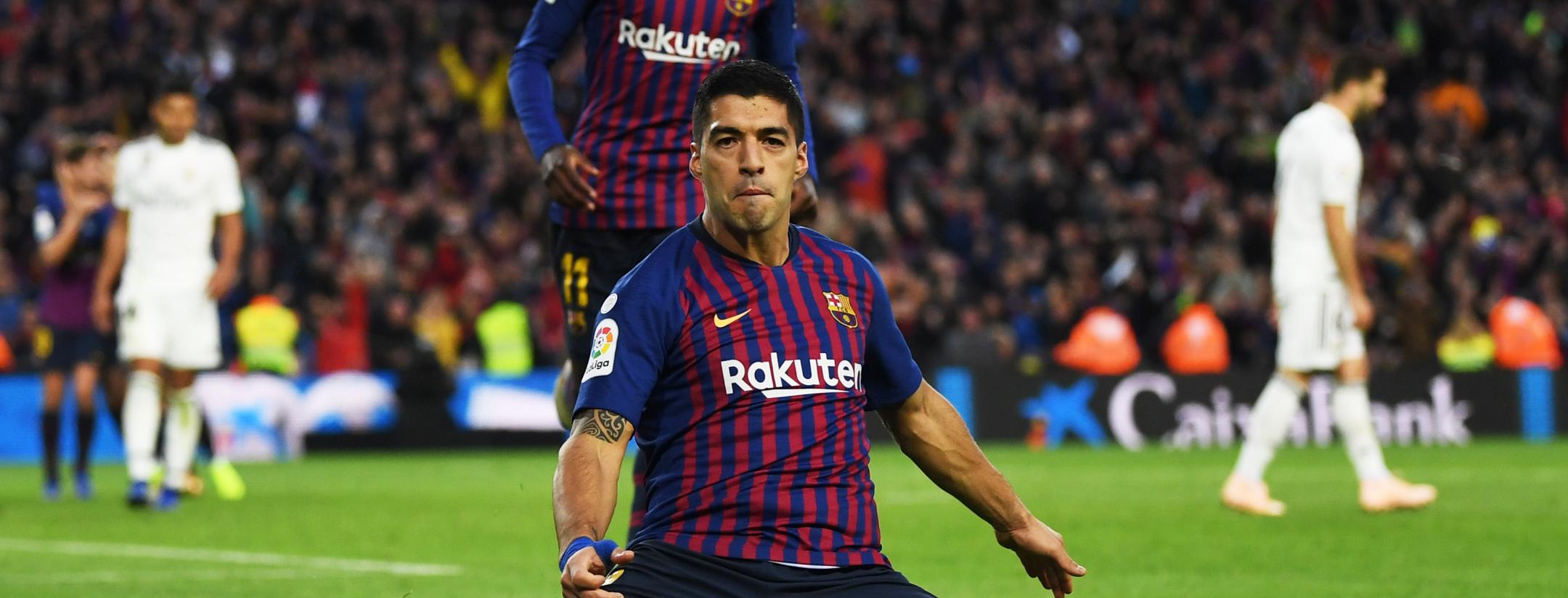 Luis Suarez hat trick vs Real Madrid