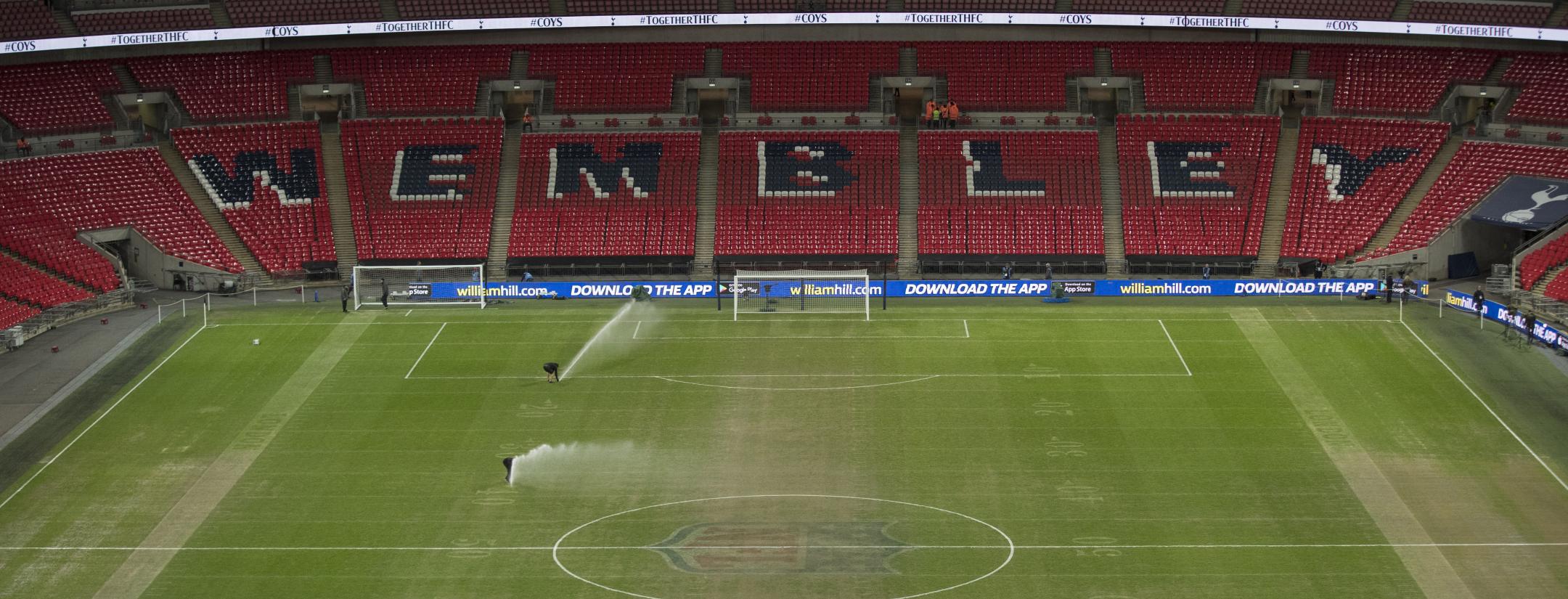 Wembley pitch after NFL