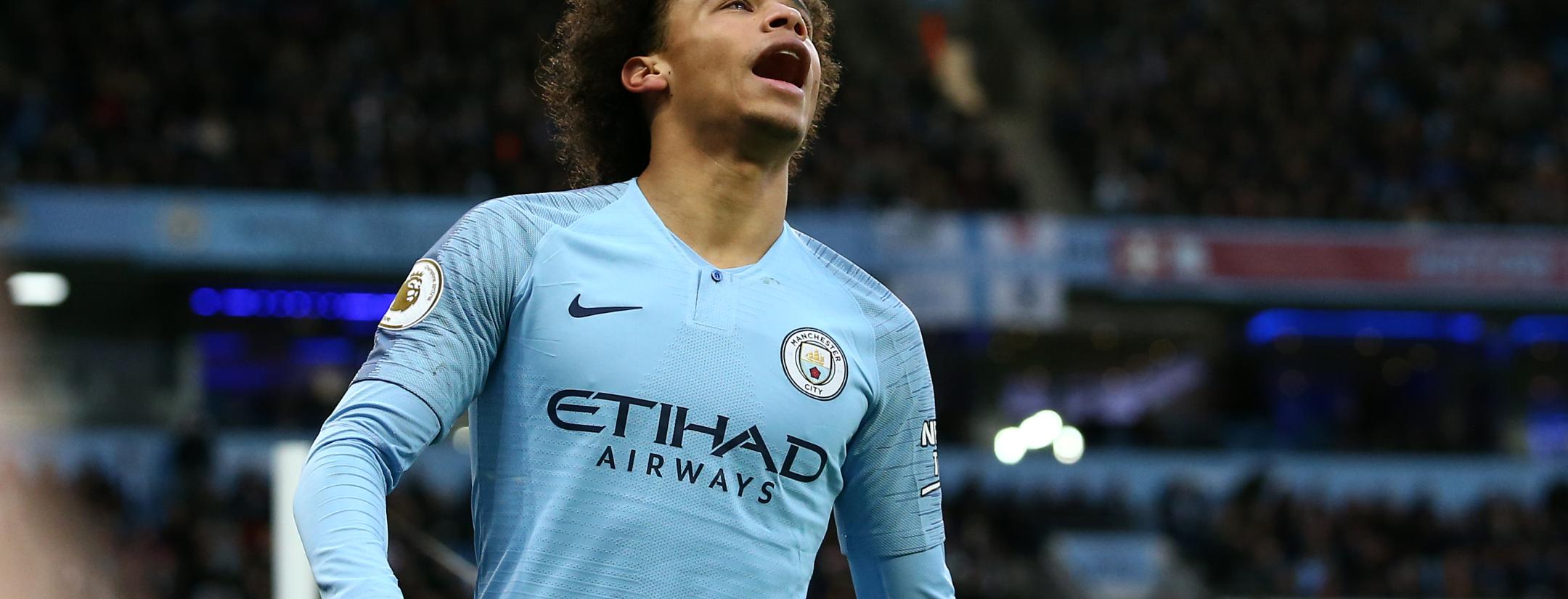 Leroy Sane free kick vs Schalke